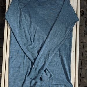 Tracksmith Brighton Base Layer Teal Blue